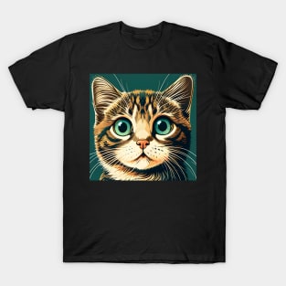 Cute Cat Face Surprise Lover - Funny Kitty T-Shirt